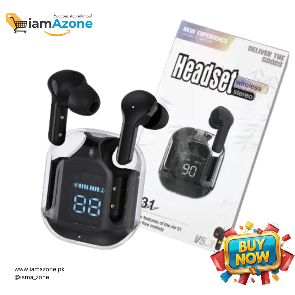 🎧 Wireless Earbuds with Transparency Mode AIR 31 PRO– Stay Connected to Your World