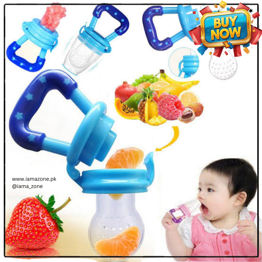 🍼 Silicone Fruit Feeder Pacifier | Pack of 2