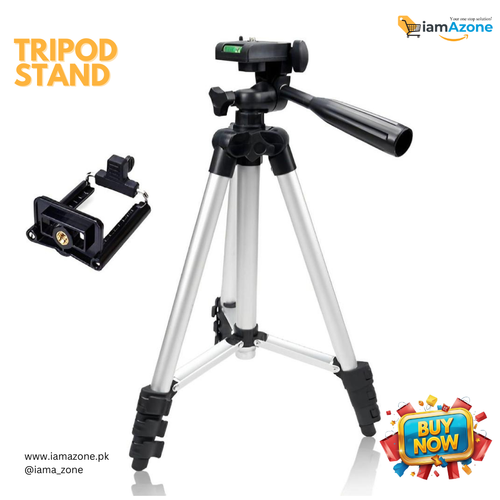 📸 3.5 Feet Tripod Mobile Stand | Professional Shots. Zero Hassle. Maximum Stability