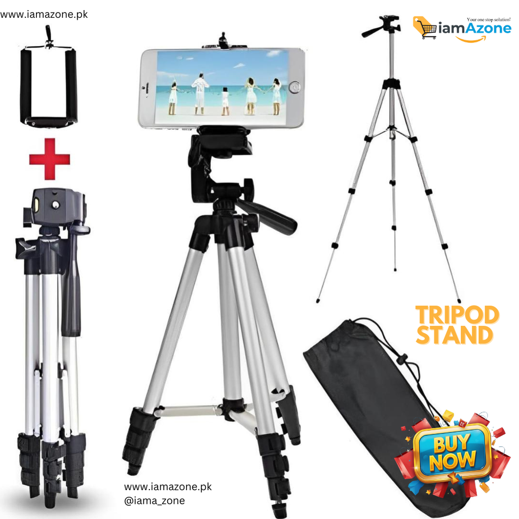 📸 3.5 Feet Tripod Mobile Stand | Professional Shots. Zero Hassle. Maximum Stability