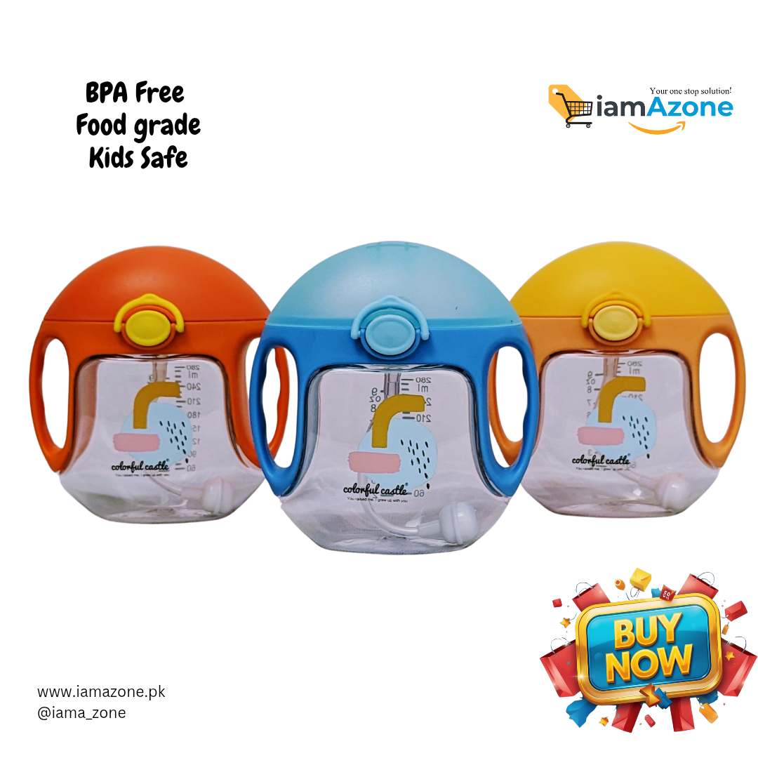 💧🥤 Kid-Friendly Plastic Water Sipper | Durable & Safe | 1 PC